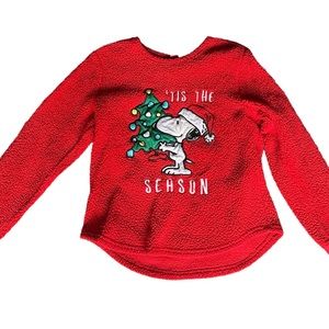 Snoopy Christmas sweater size L, worn twice